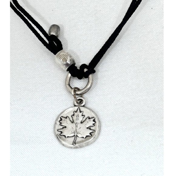 Alex & Ani Maple Leaf Pull Cord Bracelet - Picture 3 of 6